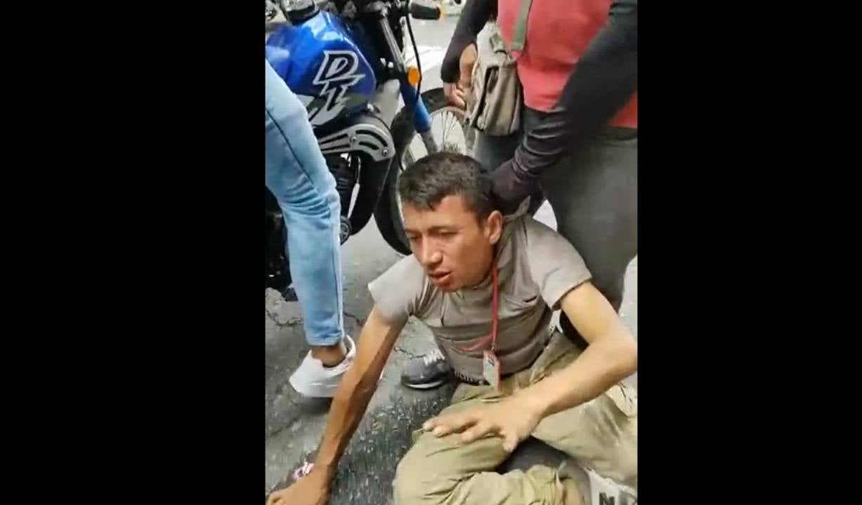 Ladrón en el centro de Ibagué