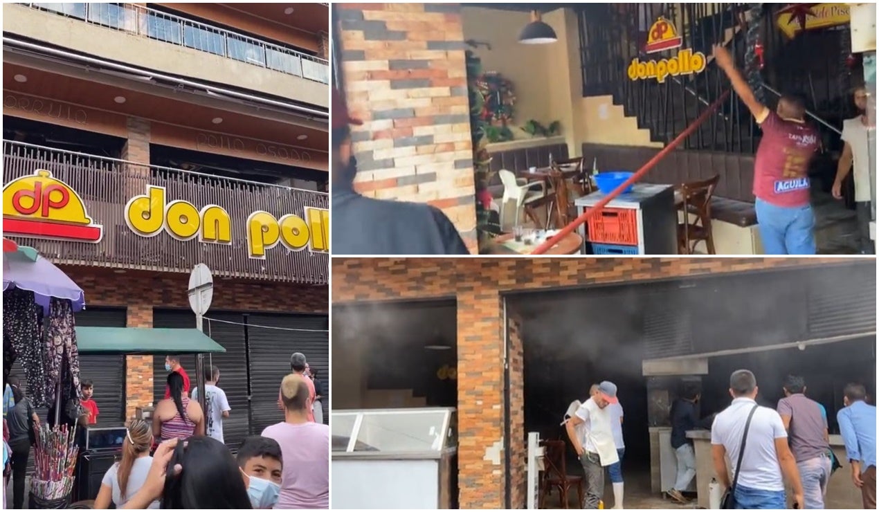 Incendio en Don Pollo Ibagué