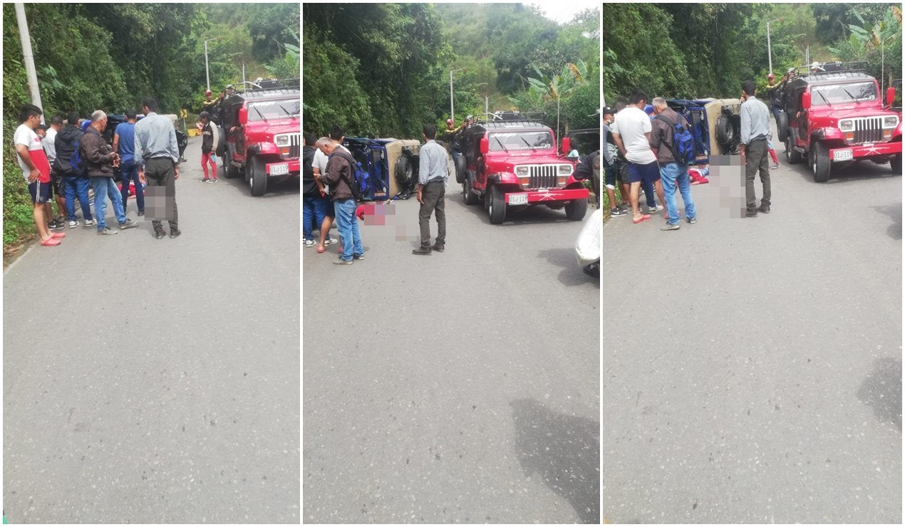 Siniestro vial en San Bernardo.