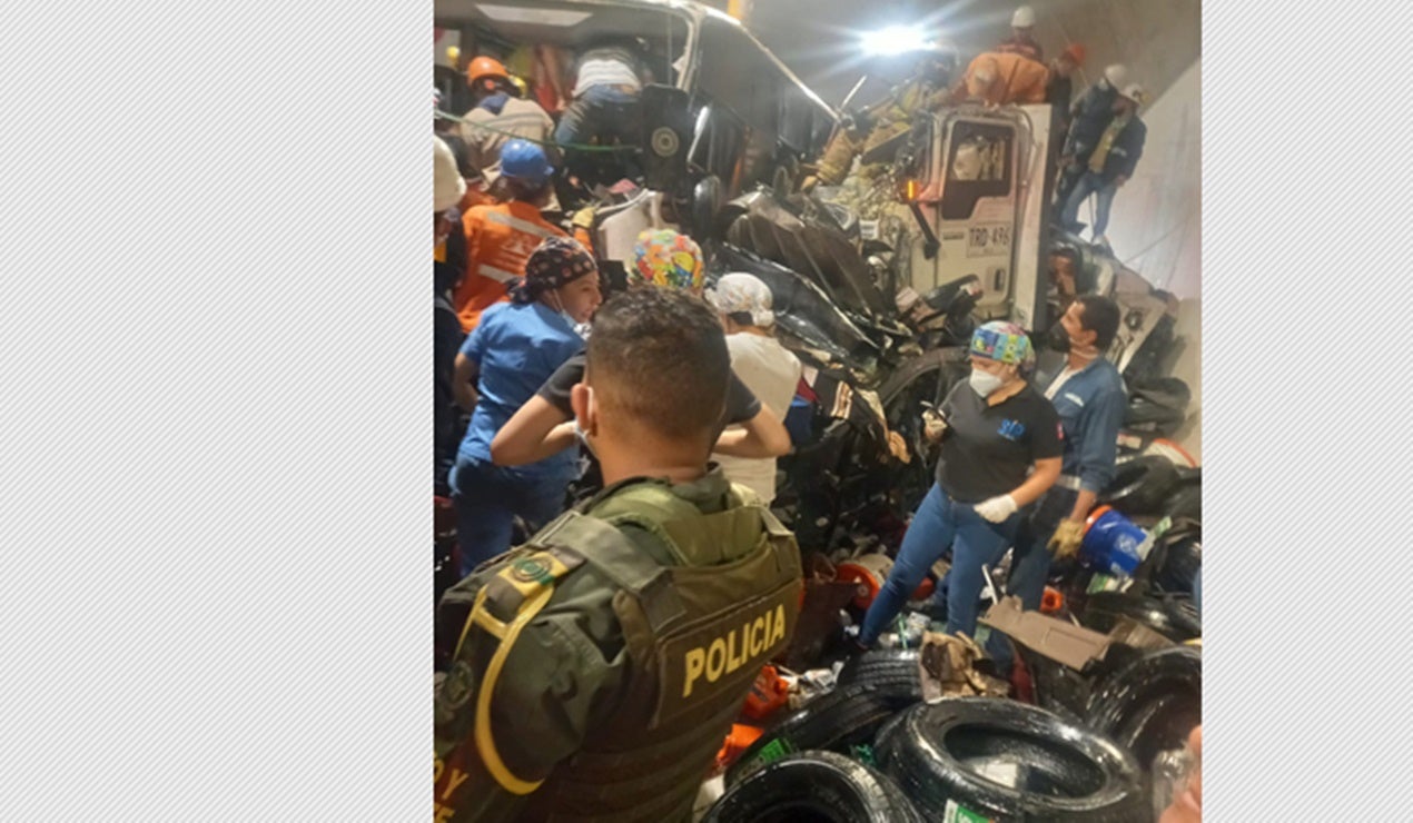 accidente del túnel Los Venados -Cajamarca
