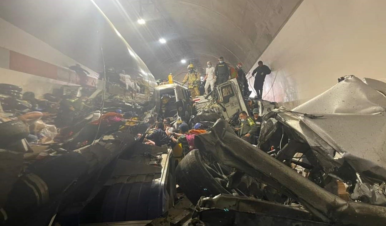 Accidente túnel Los Venados