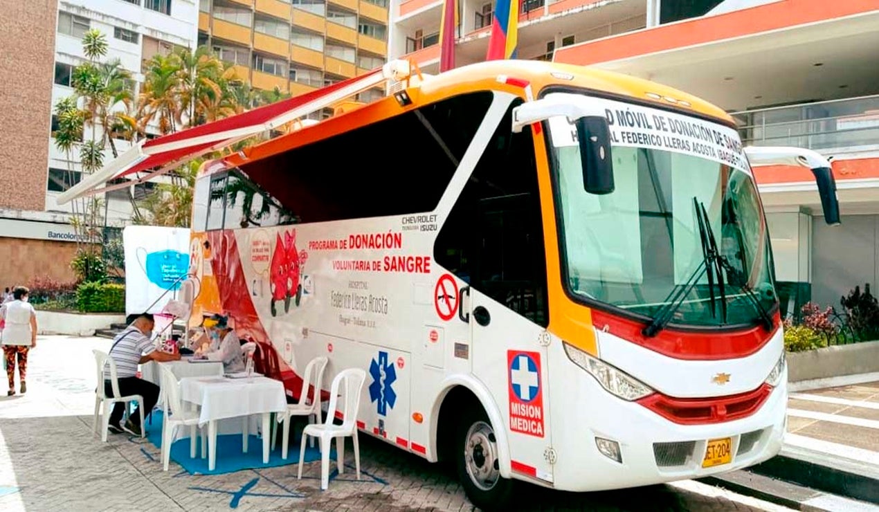 Banco de sangre Unidad Móvil del Tolima
