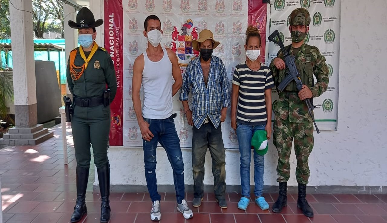 CAPTURADOS POR MINERIA ILEGAL