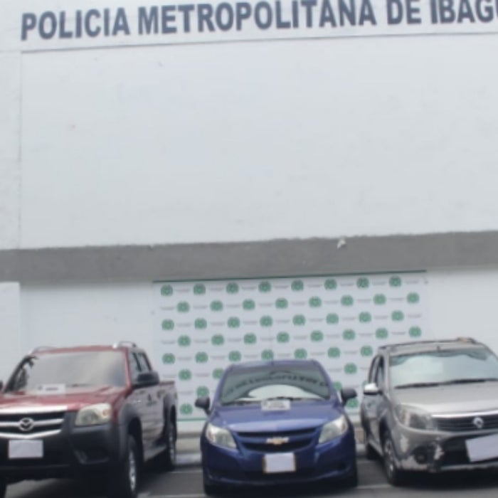 Vehículos recuperados.