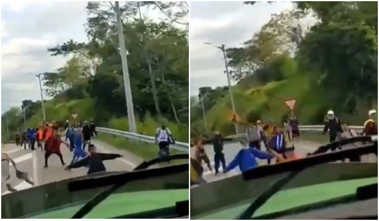 Intento de robos transportadores del Tolima