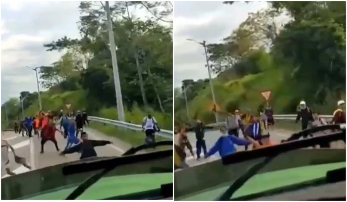 Intento de robos transportadores del Tolima