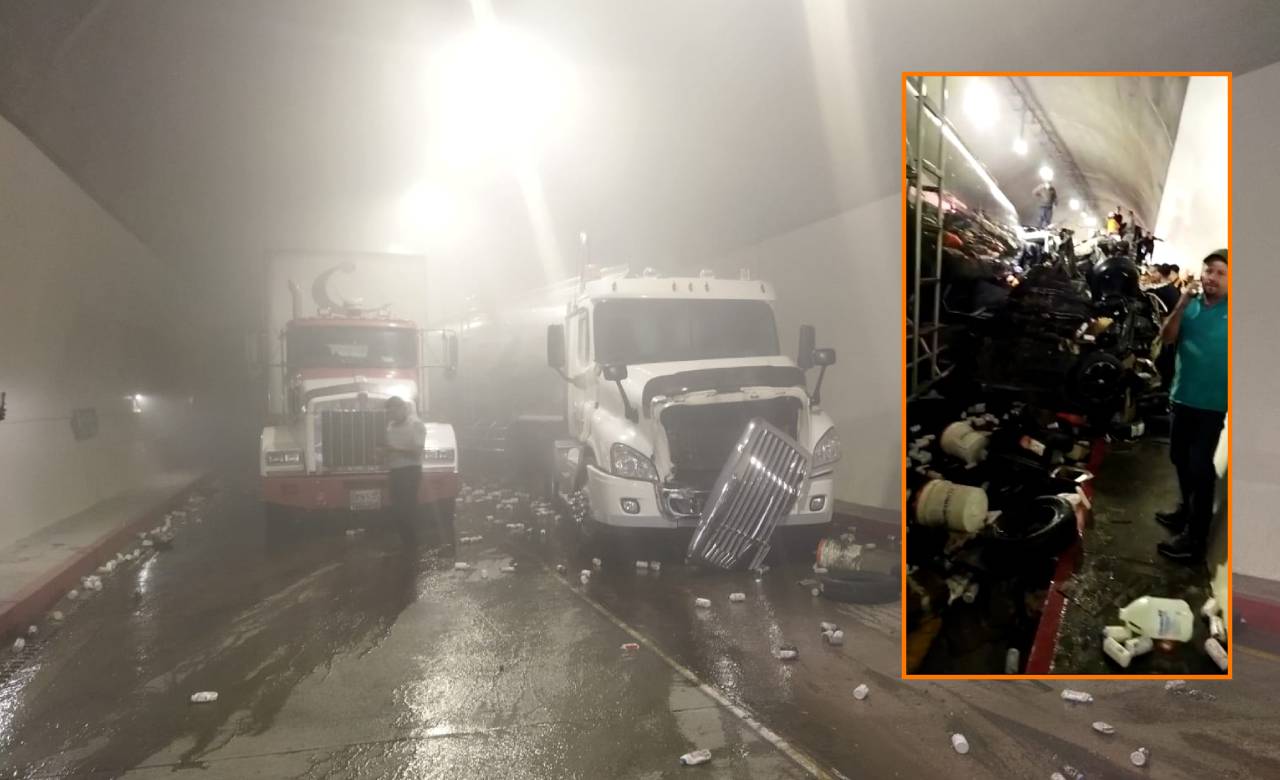 Accidente en vía Cajamarca - Calarcá