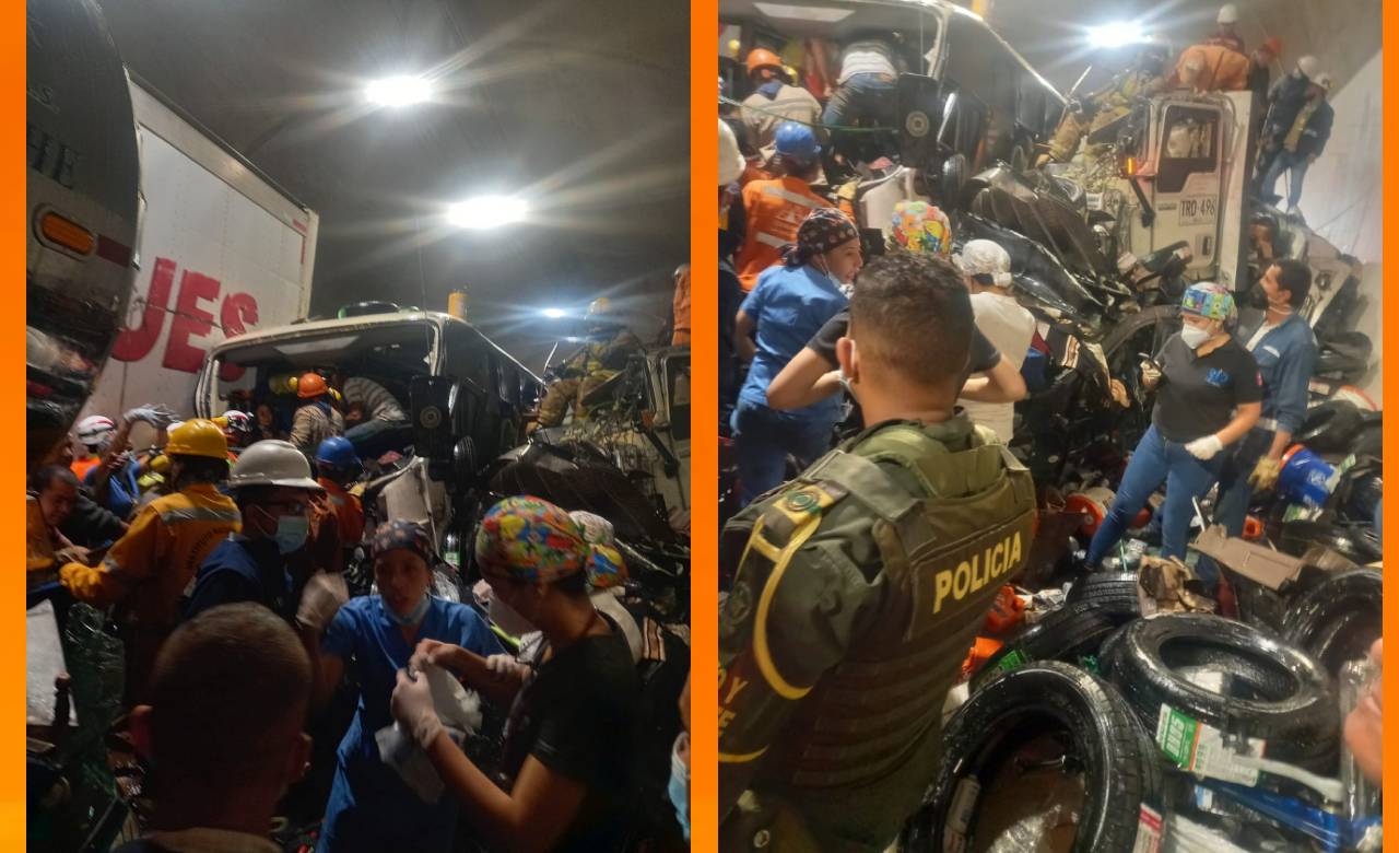 Accidente túnel Los Venados Cajamarca