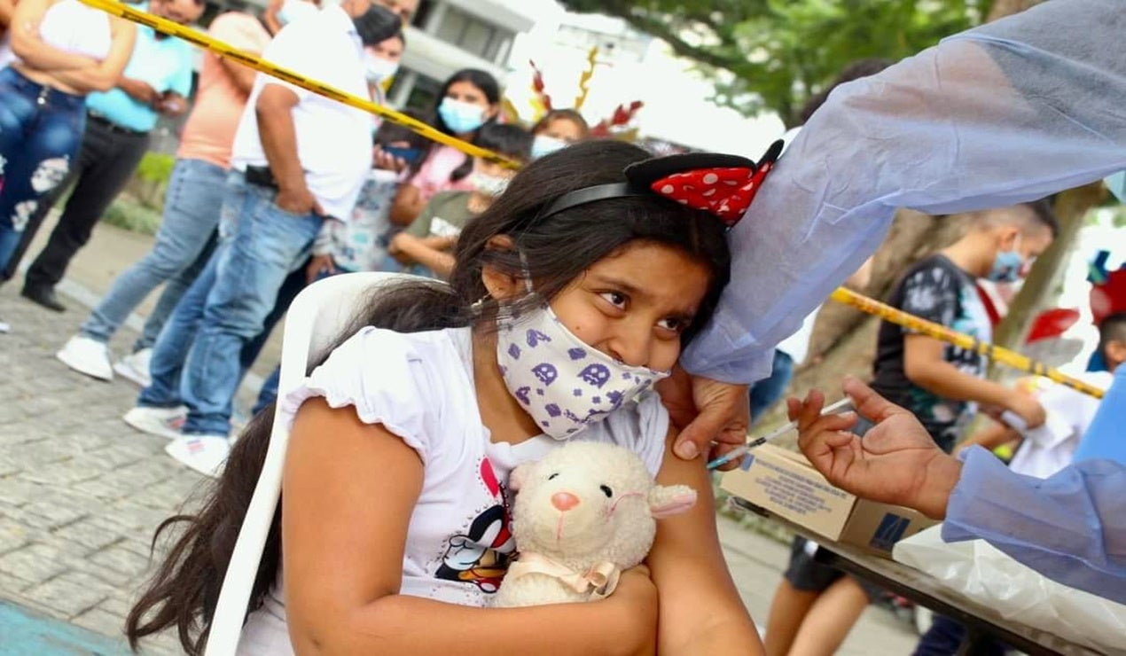 vacunación en niños de Ibagué