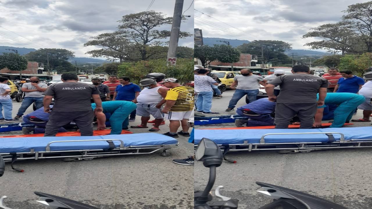 Accidente barrio ricaute