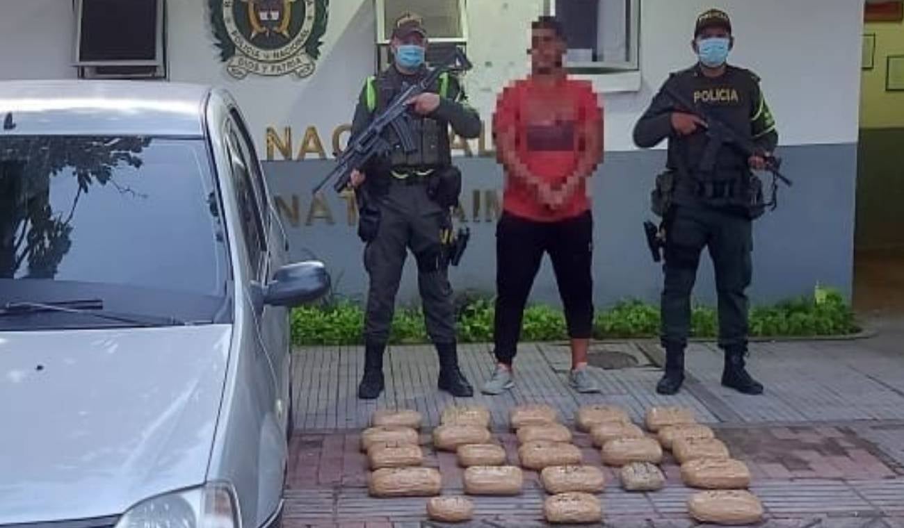 Capturado por tráfico de estupefacientes