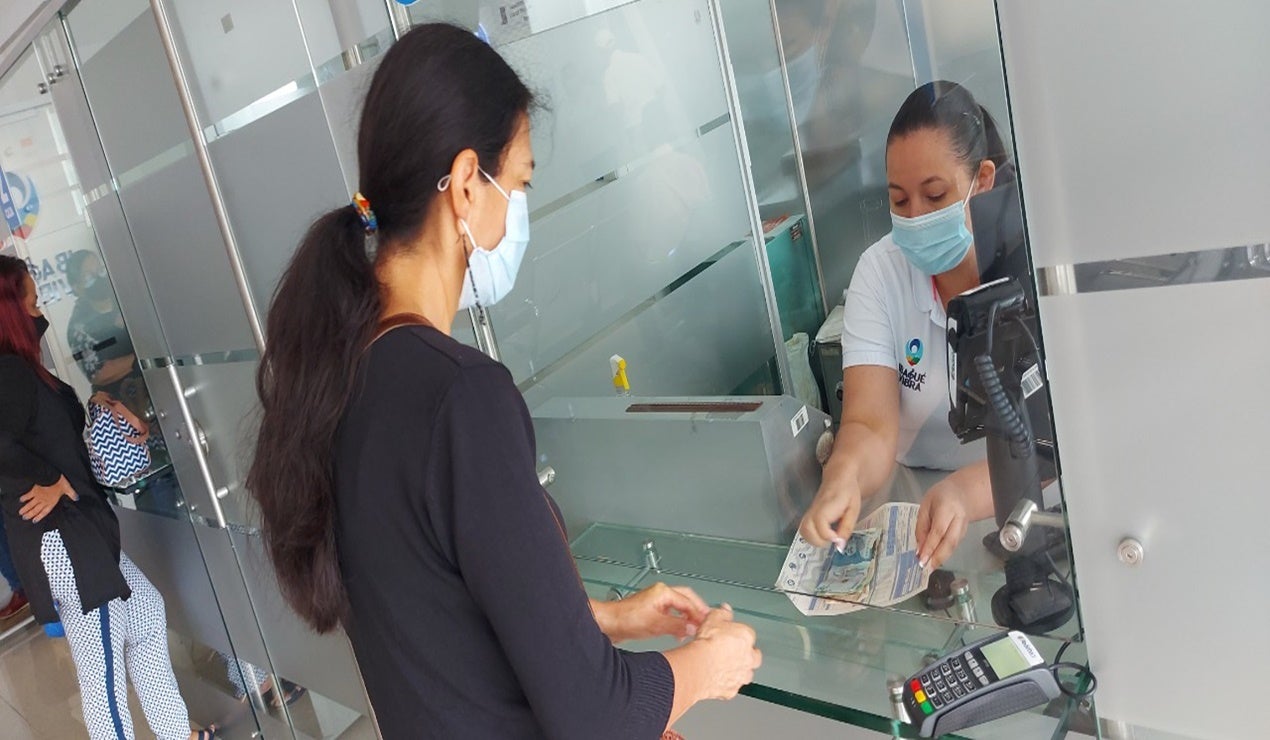 Pagos de servicios a IBAL en Ibagué