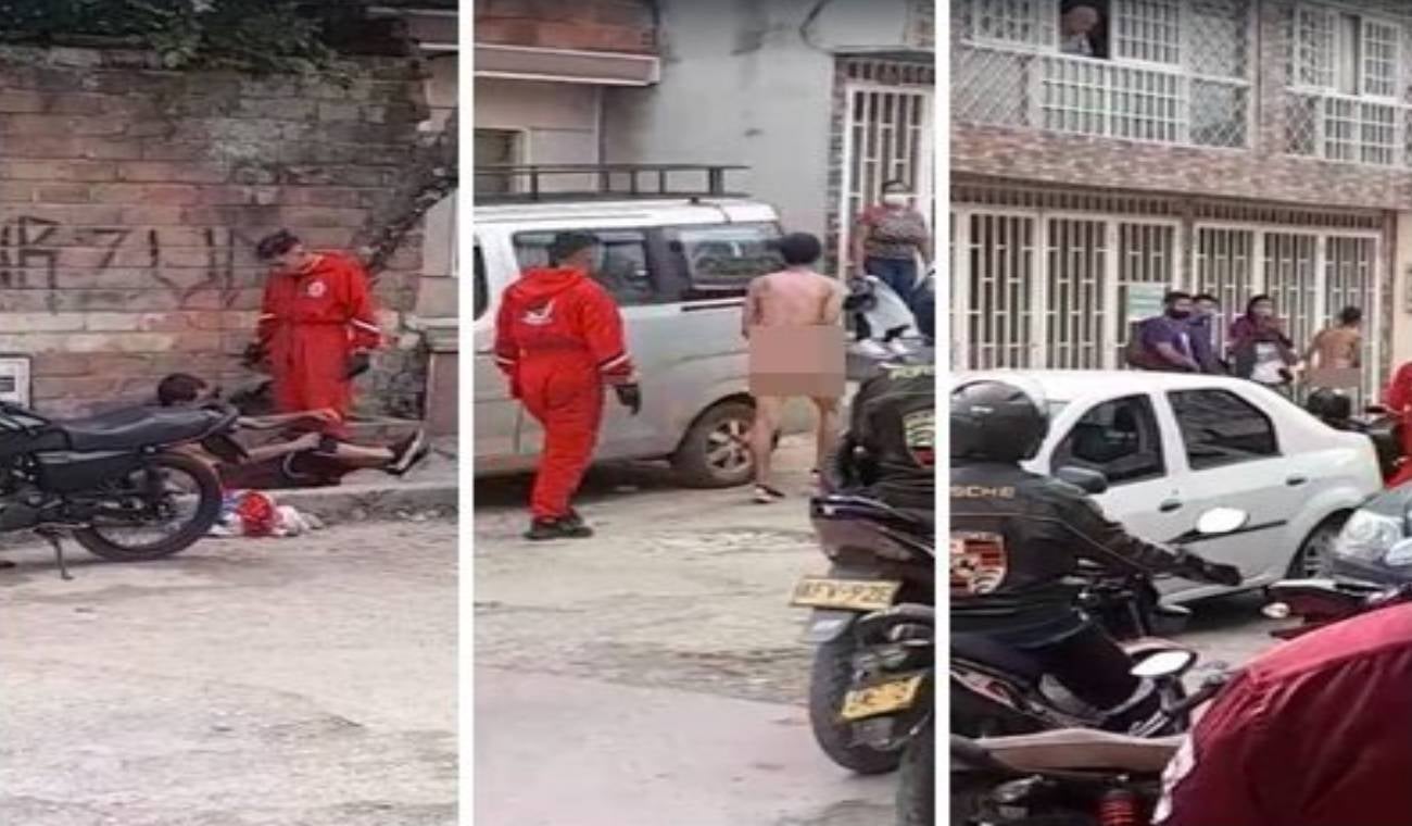 Lo desnudaron por estar robando