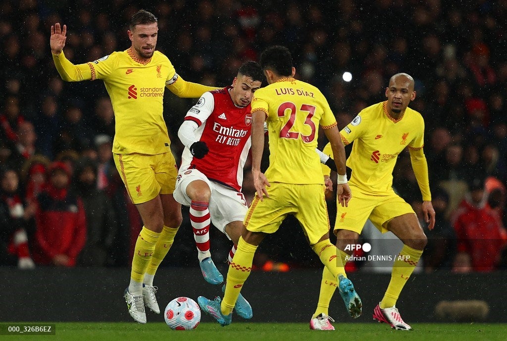 Arsenal vs Liverpool, Premier League