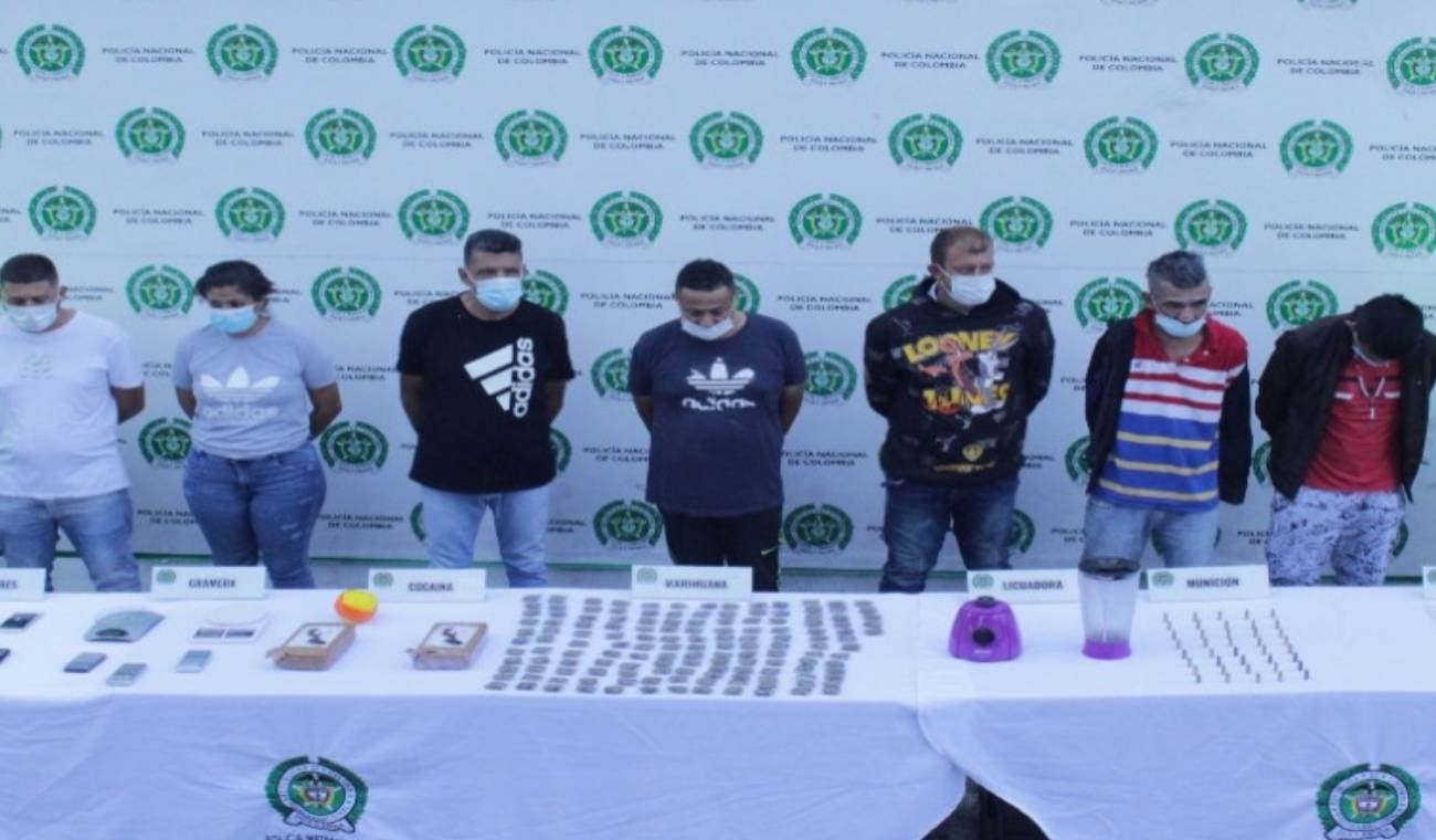 Captuados por tráfico de estupefacientes