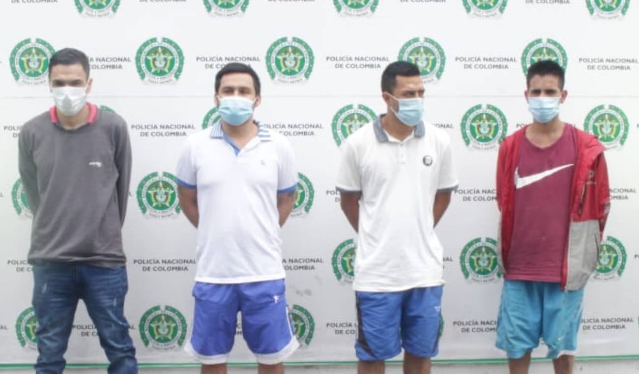 Capturados por hurto en Ibagué