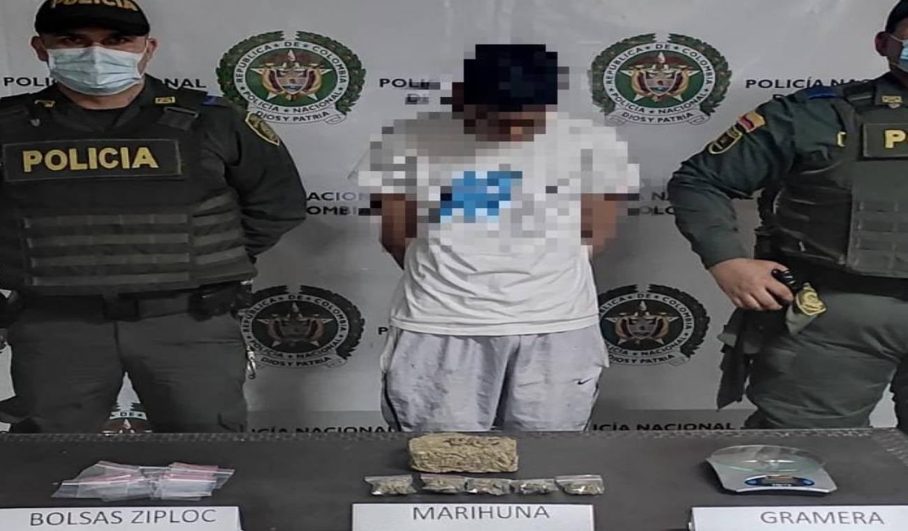Capturado con estupefacientes