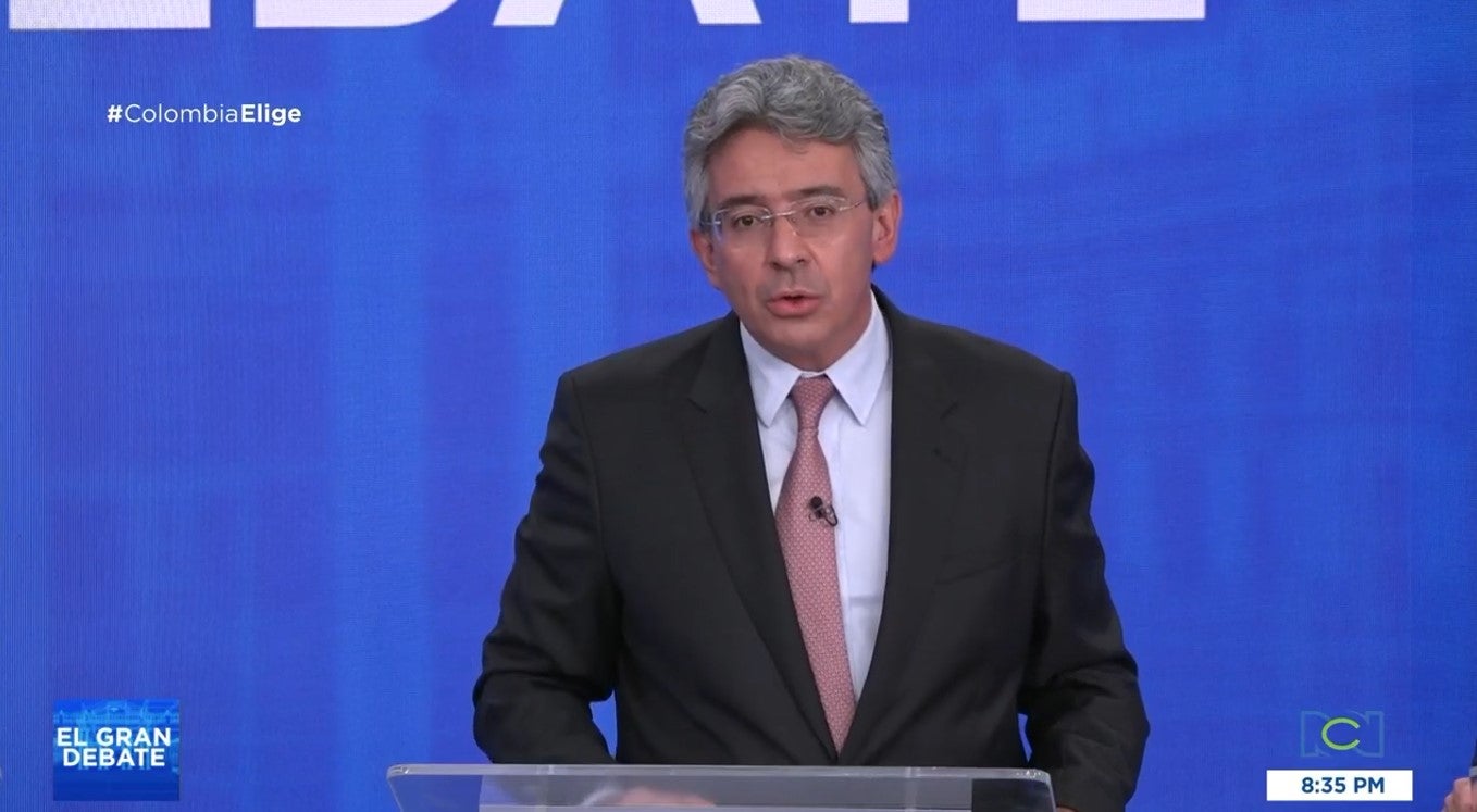 Enrique Gómez en El Gran Debate de RCN