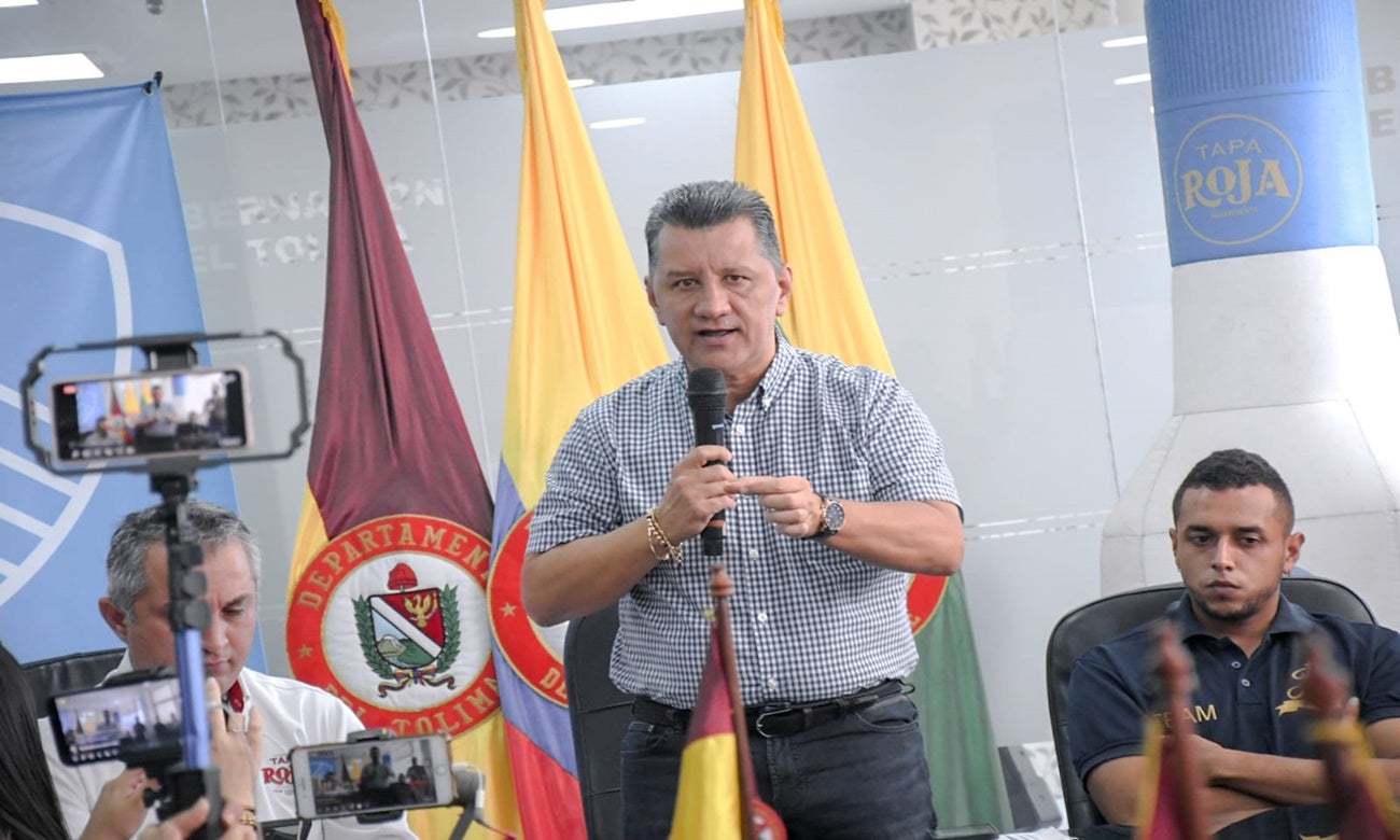 Gobernador del Tolima, Ricardo Orozco