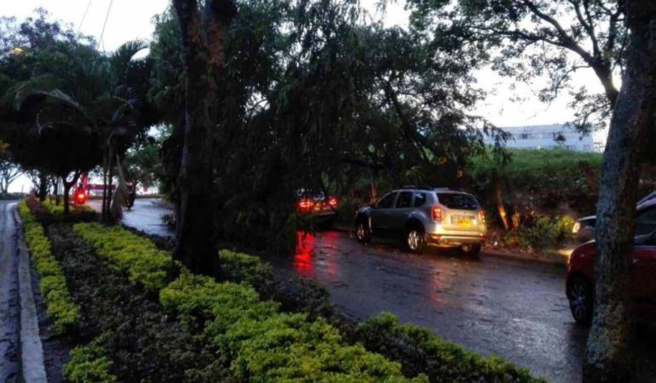 Fuertes lluvias en Ibagué