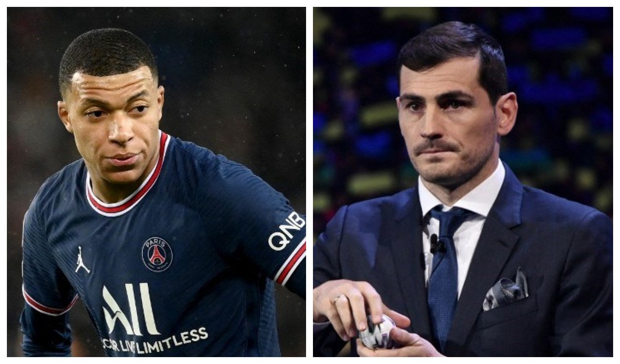 Mbappé e Iker Casillas