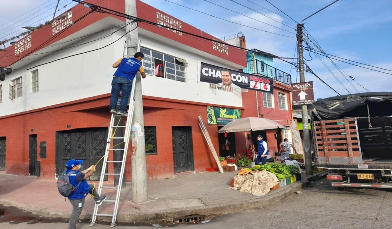 Publicidad política ilegal en Ibagué