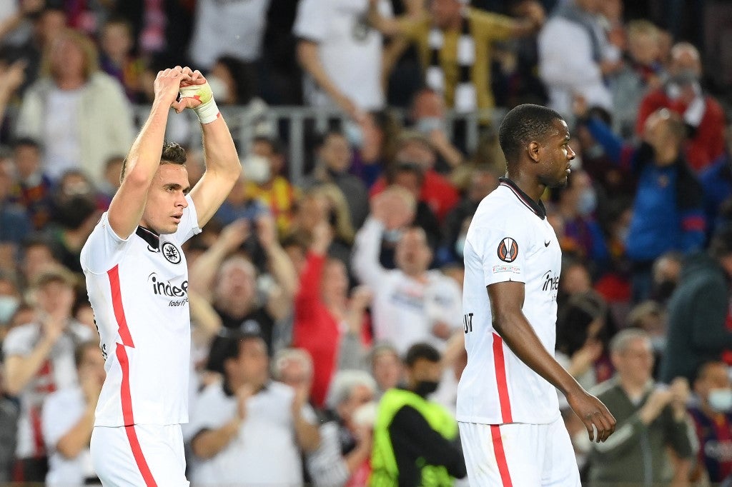 Barcelona vs Eintracht Frankfurt; Europa League, Rafael Santos Borré