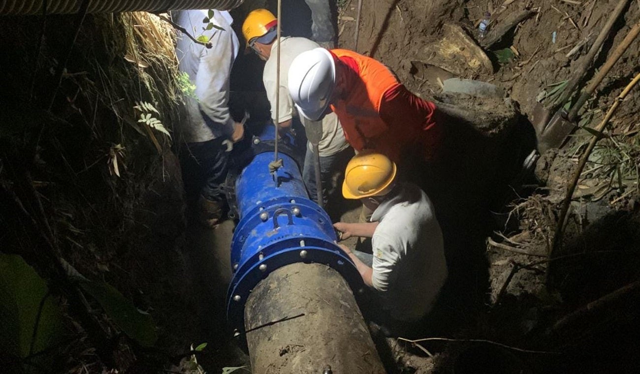 personal operativo del Ibal resolvió daño del Distrito Uno