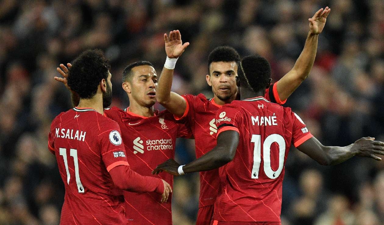 Liverpool goleó a Manchester United