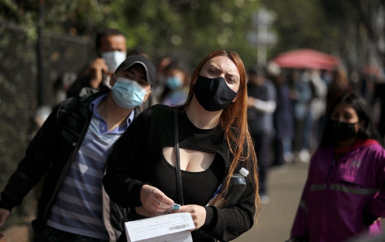 Uso de tapabocas en Bogotá, durante la pandemia covid-19.