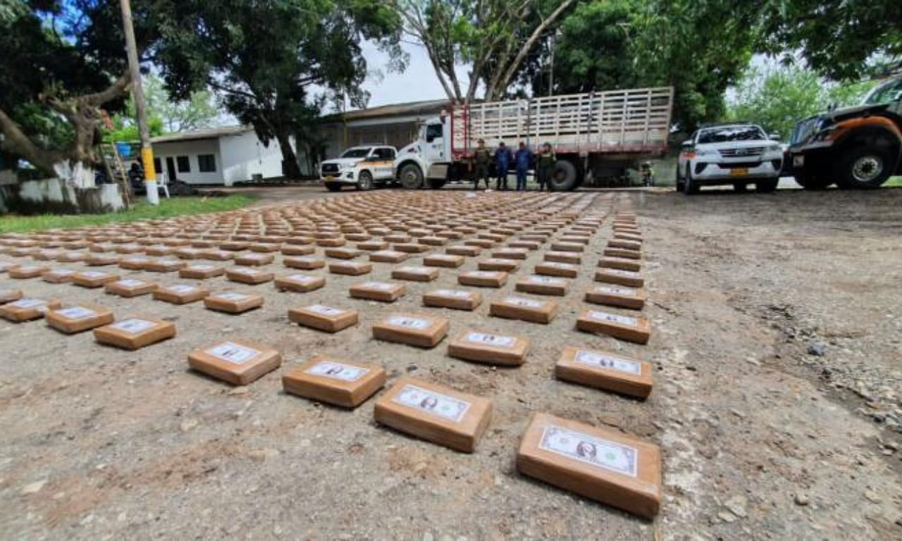 Incautación droga en el Huila