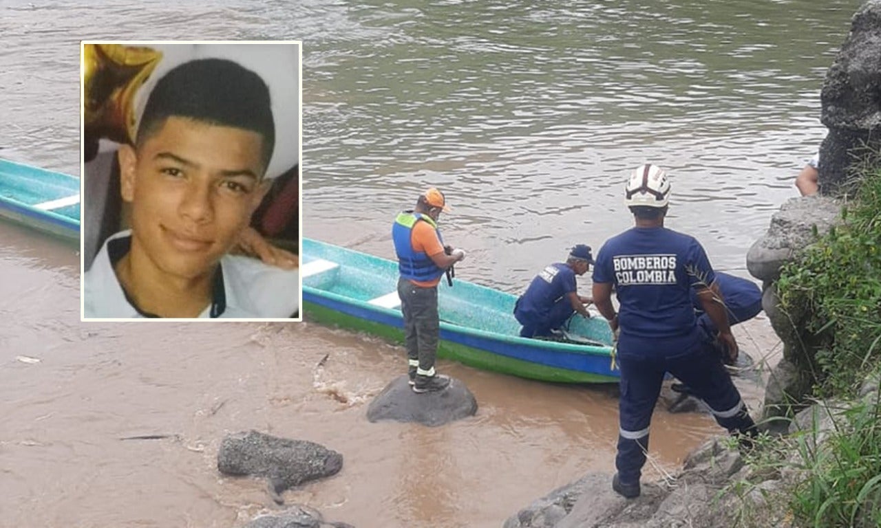 Niño ahogado en el rio saldaña