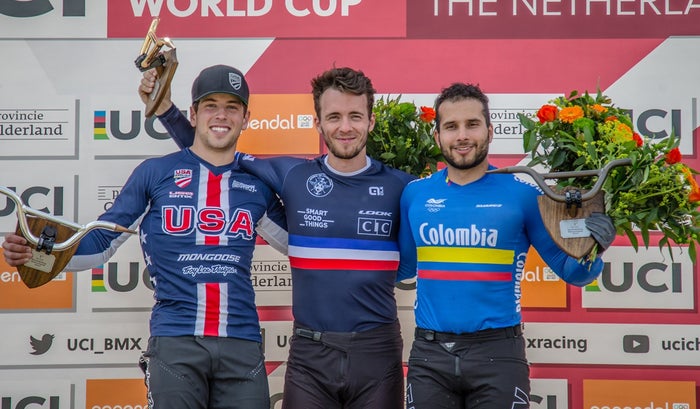 Carlos Ramírez ganó bronce en la Copa Mundo de BMX