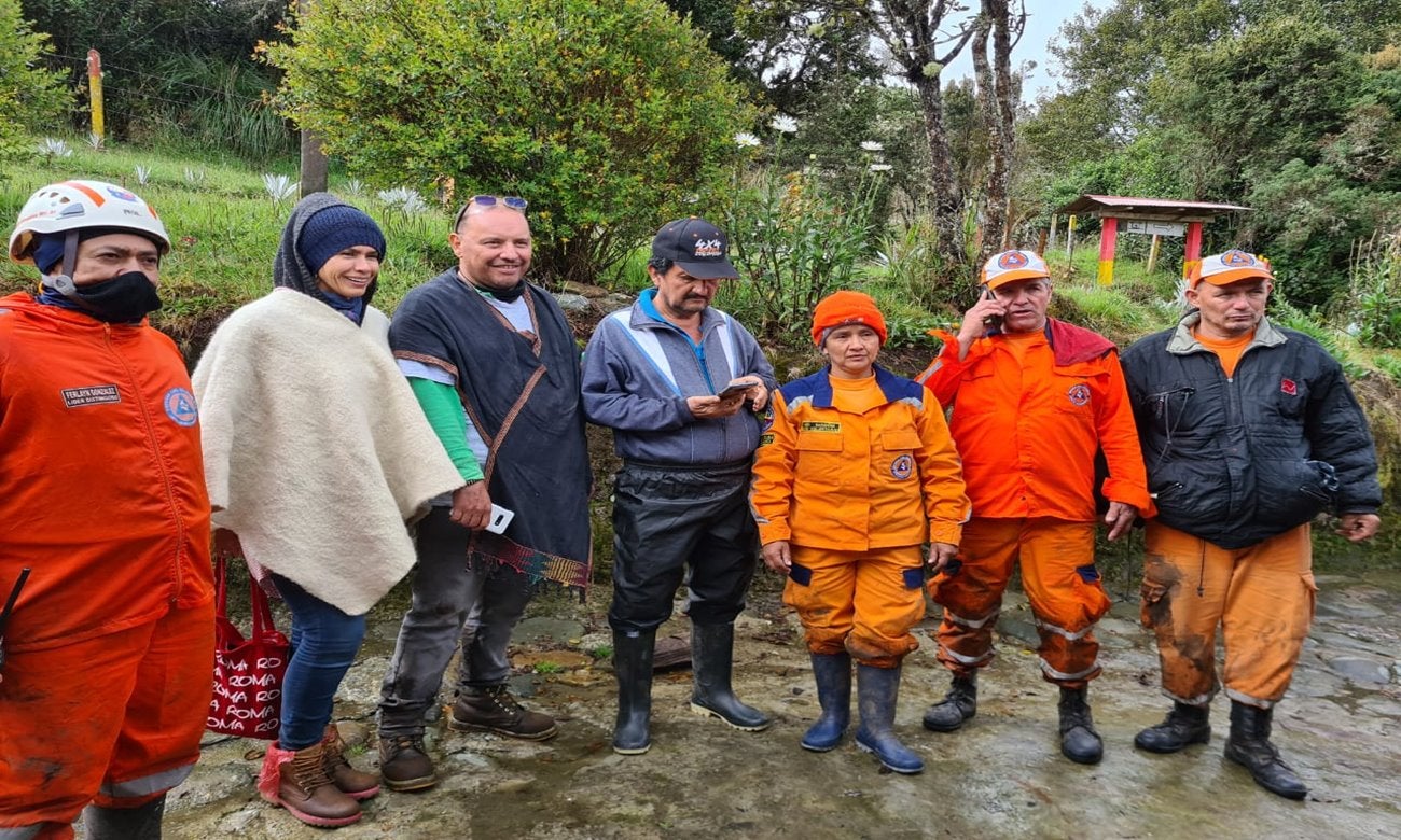 ¡Felicidad! Encuentran los 8 montañistas extraviados en el Cañón de Anaime