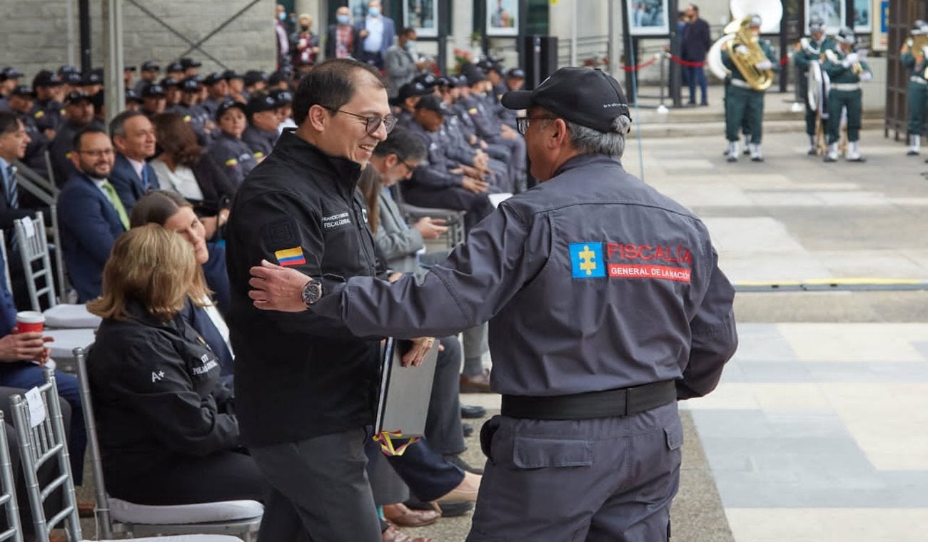 Fiscal general de la nación, Francisco Barbosa, exaltó la labor de la policía judicial durante la conmemoración el día del investigador