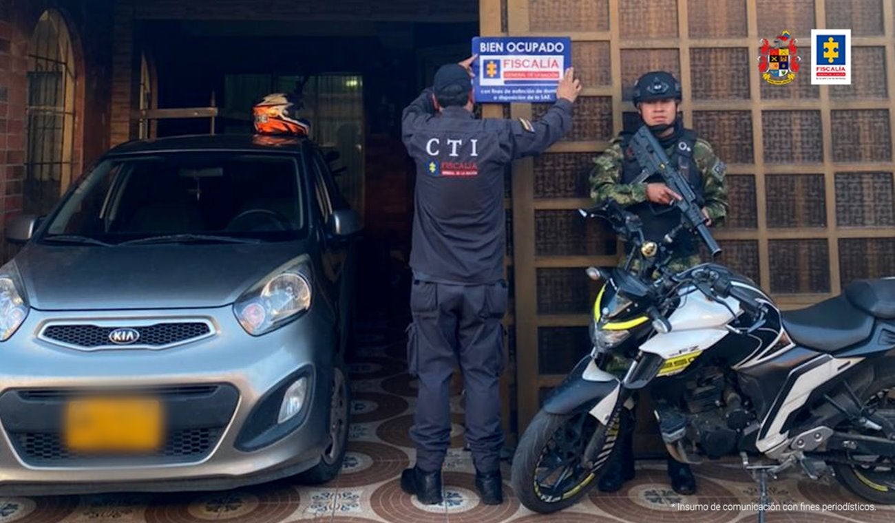 Fiscalía ocupó 6 predios que habrían sido adquiridos por una organización de tráfico de estupefacientes