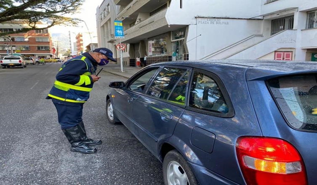 Agentes de tránsito en Ibagué