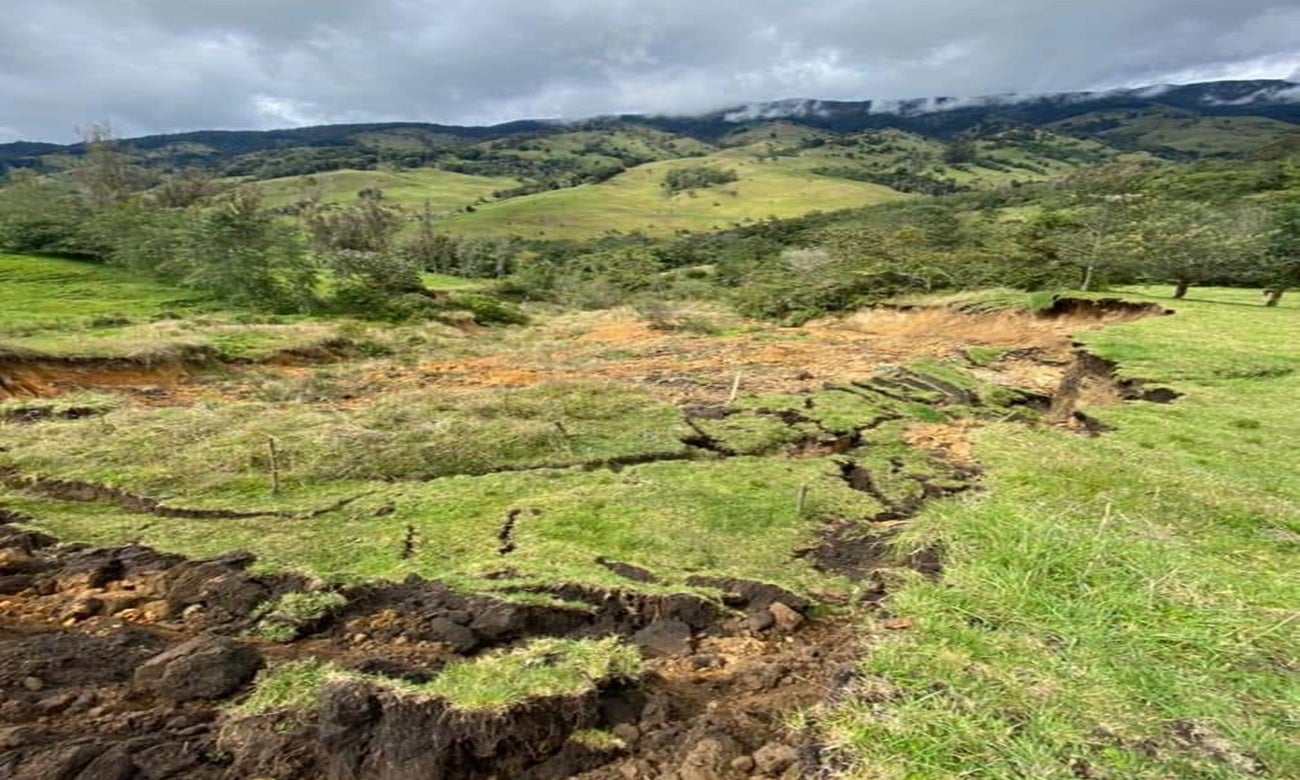 Roncesvalles falla geologica