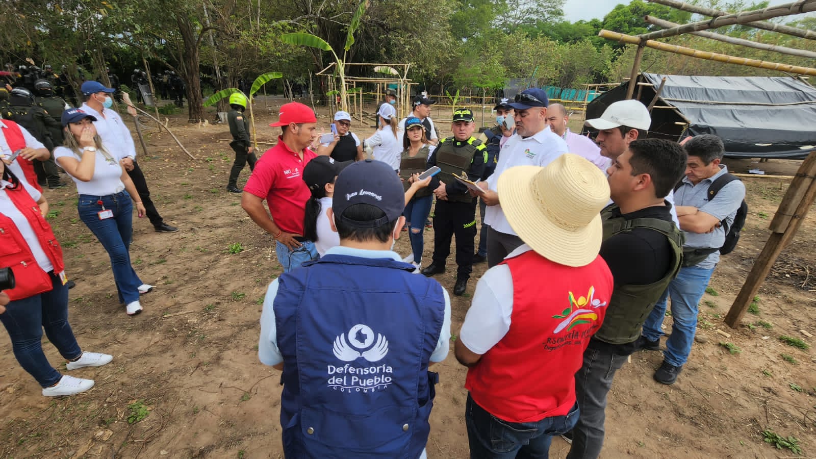 Desalojados invasores en el corregimiento del Caguán