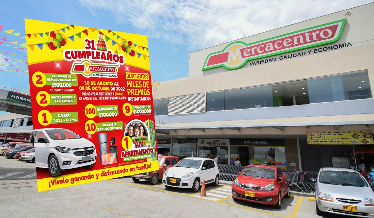 Mercacentro 31 años