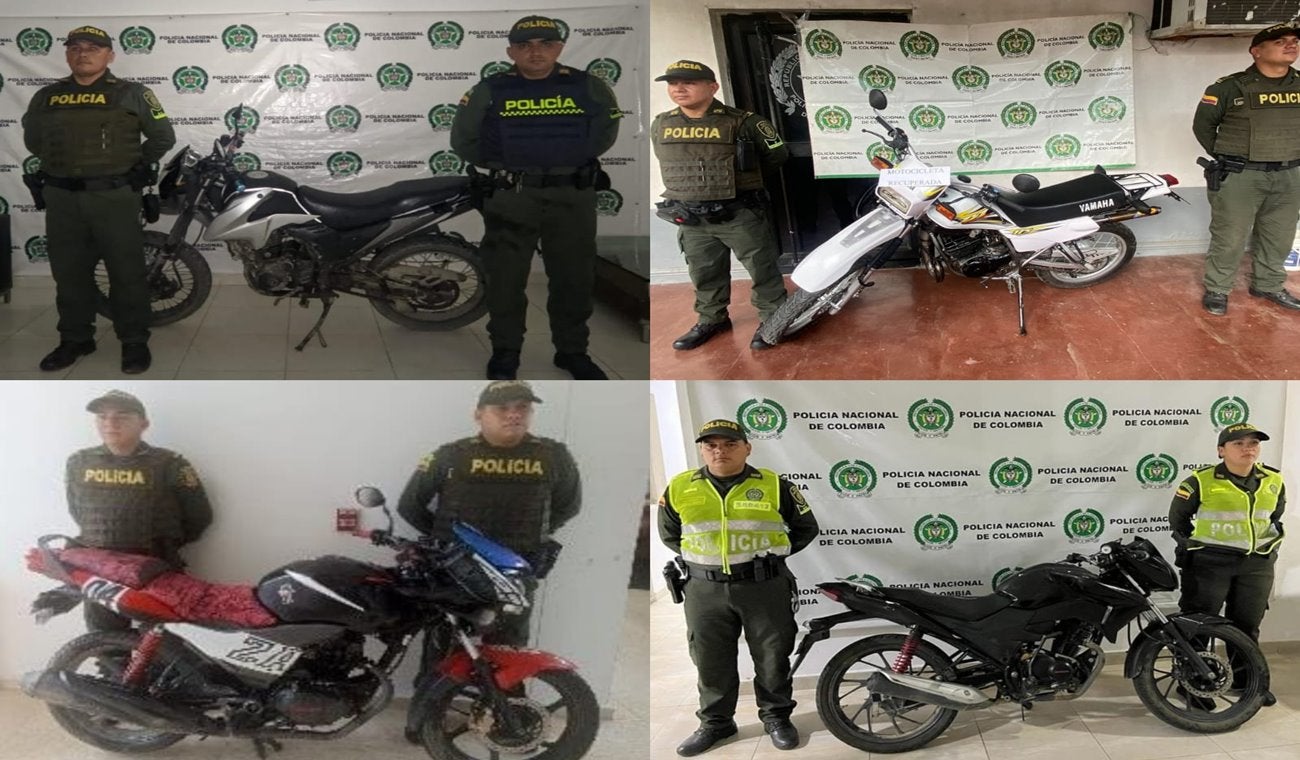 Continúan recuperando motos robadas en Suárez, Ortega, Saldaña y Cunday