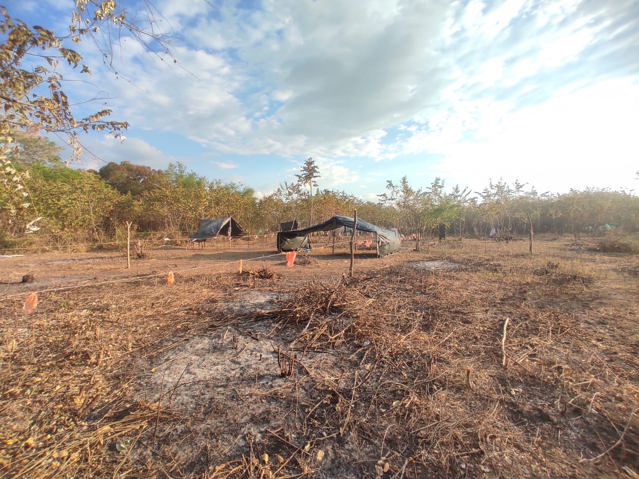 Comunidad se resiste a salir de un predio invadido en el sur de Neiva