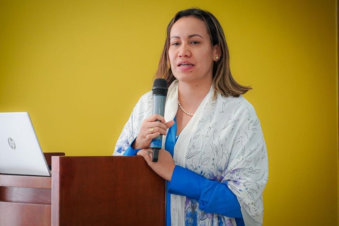 Carolina Corcho, Ministra de Salud.
