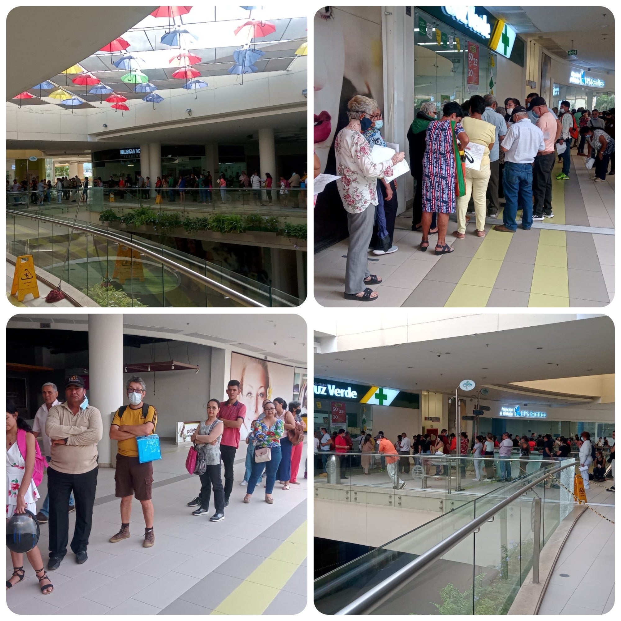 Viacrucis para reclamar medicamentos en una Sanitas