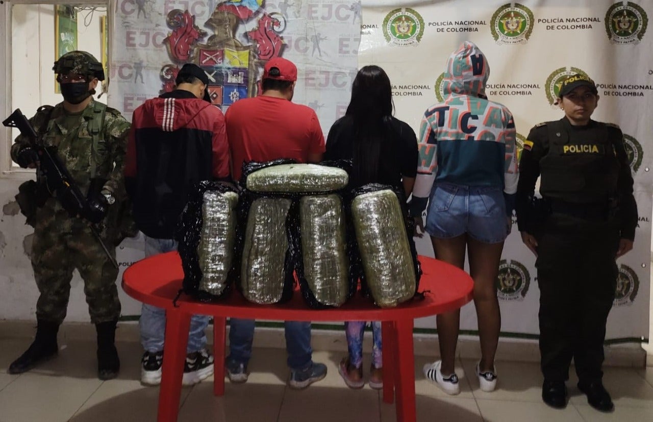 La sustancia era transportada en el baúl de un vehículo