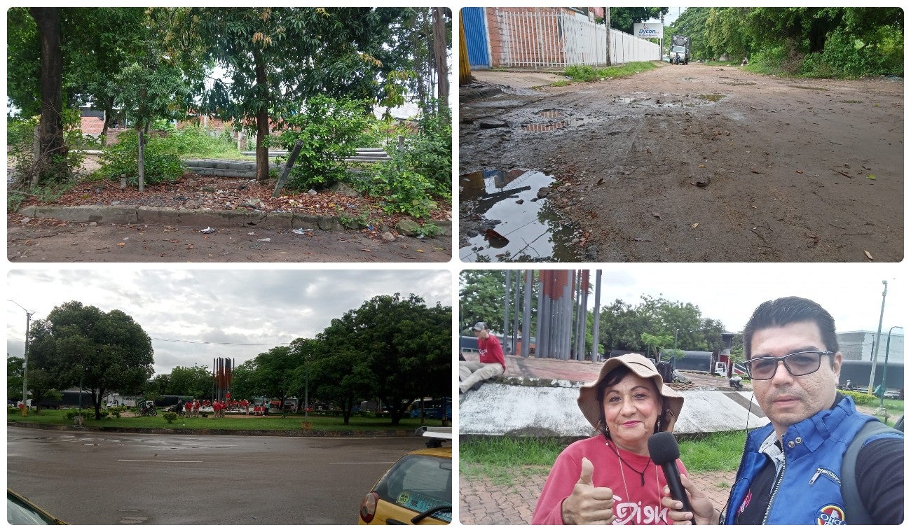 Lotes de engorde en el barrio Rojas Trujillo