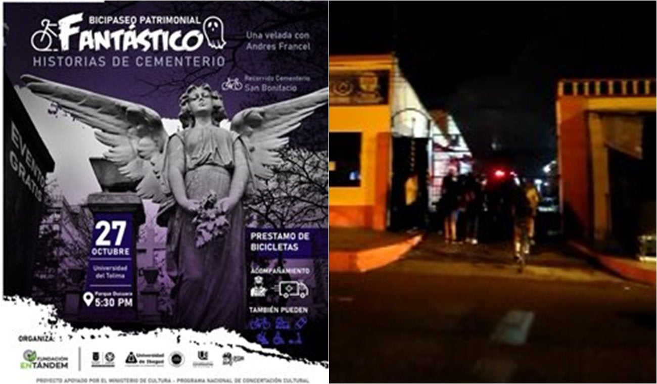 ¡Indignados! Ciudadanos descontentos por bicipaseo al Cementerio San Bonifacio en Ibagué