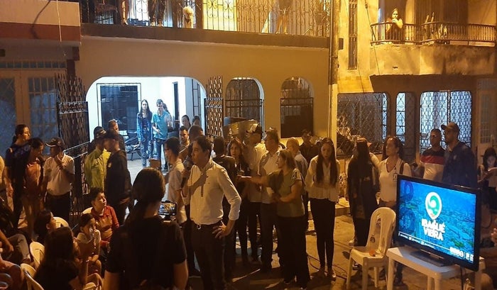 Alcalde Andrés Hurtado en Jardín, Ciudad Blanca