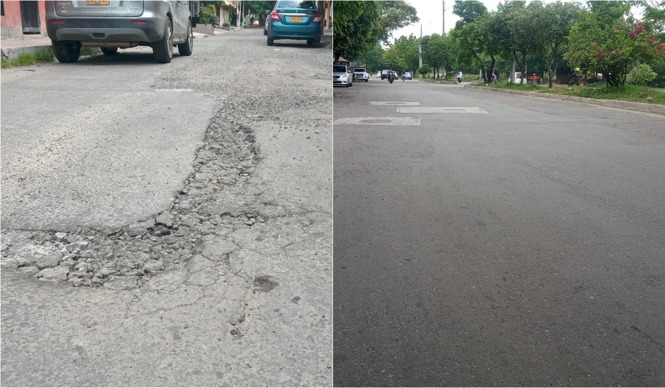 Calles en mal estado