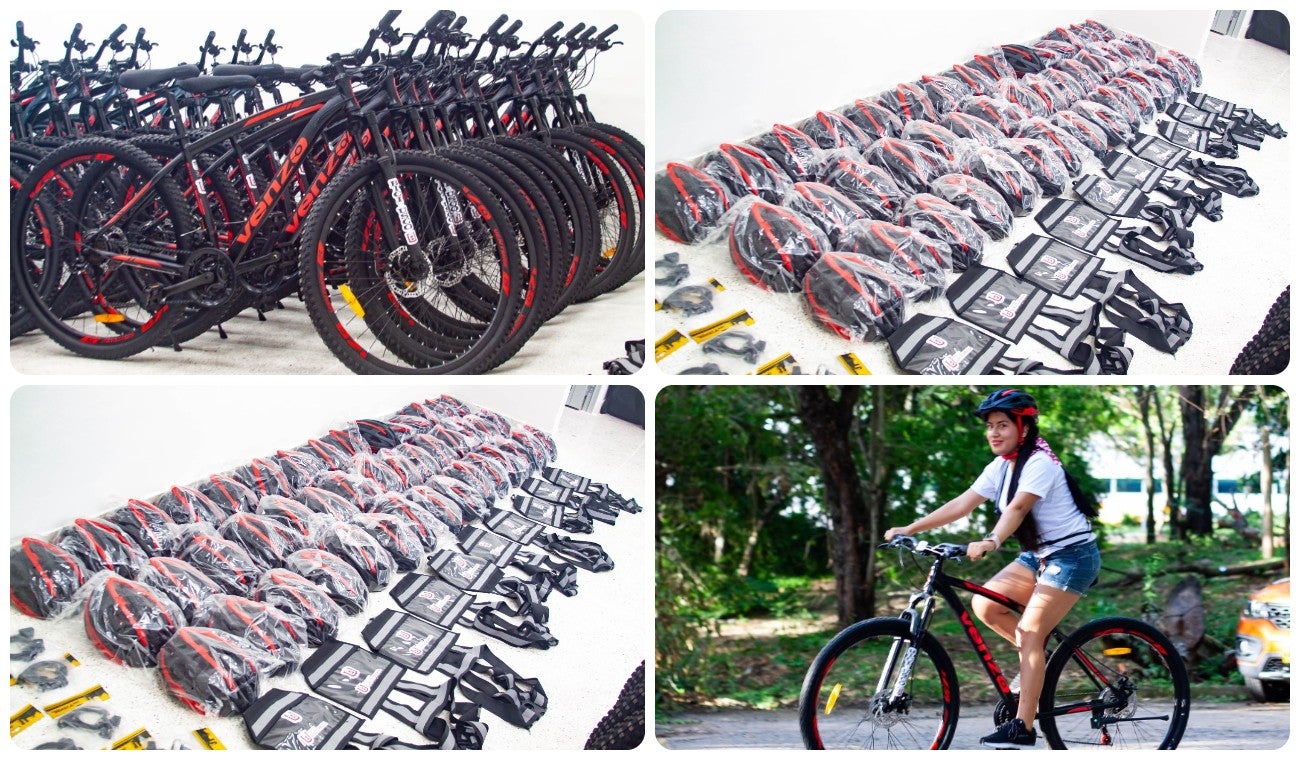 Estudiante Universitarios beneficiados con el programa BiciUSCO